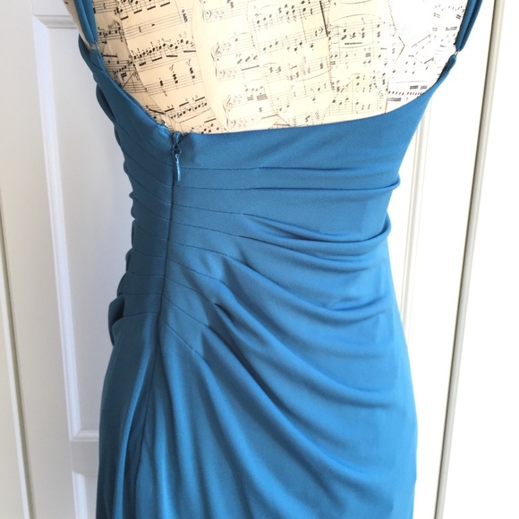 BCBGMaxAzria Blue Colorblock Dress - Picture 6 of 7